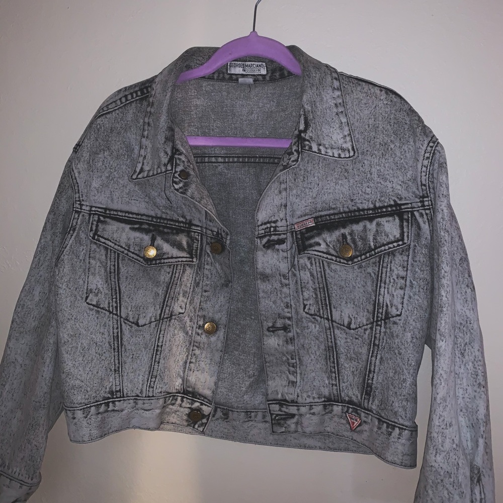 RARE georges marciano x guess jean jacket🖤🤍